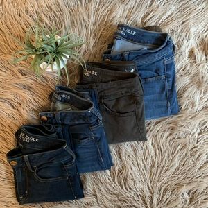 Bundle of 4 AE jeans